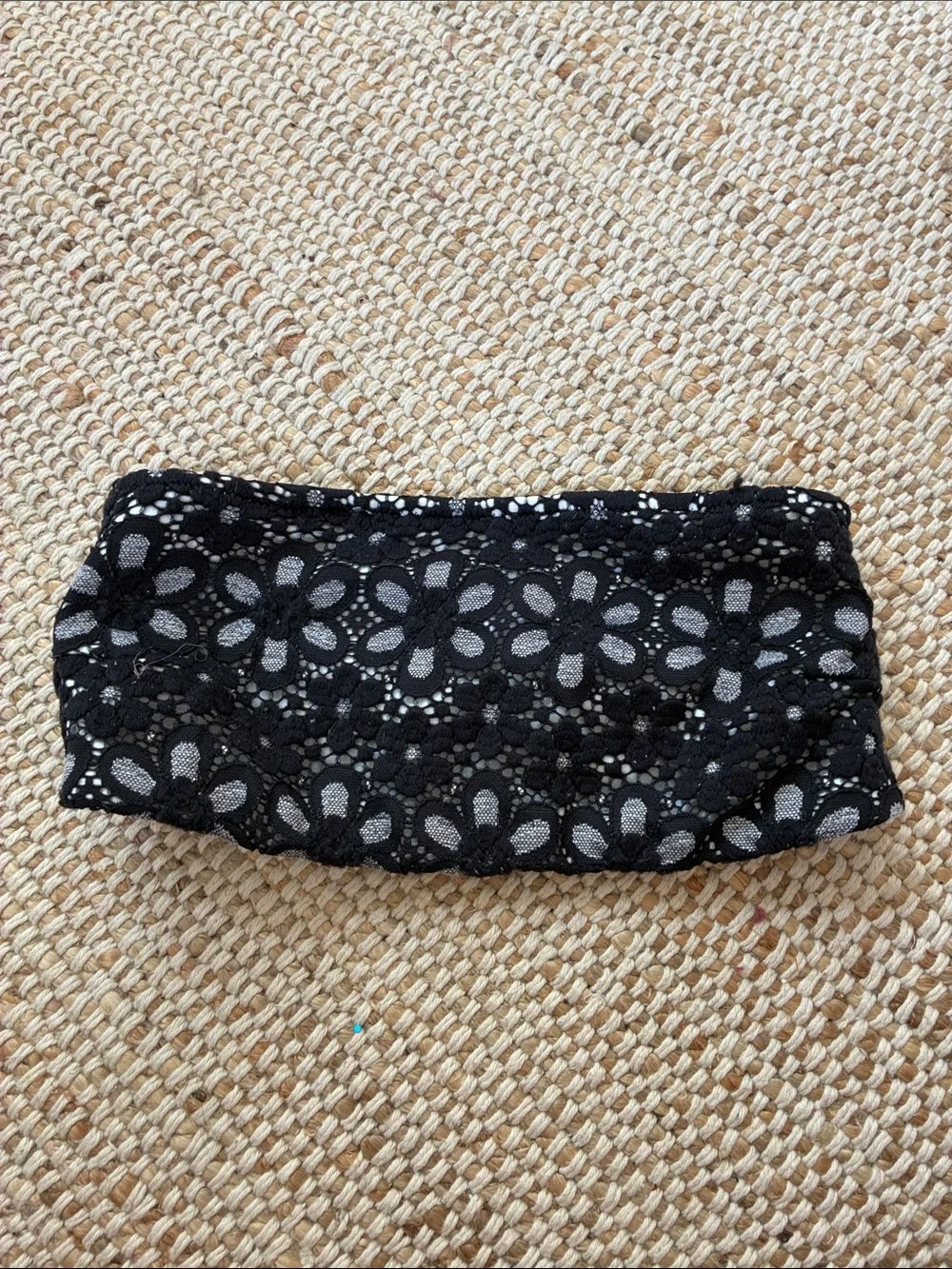 Victoria's Secret Black Floral Lace Swimsuit